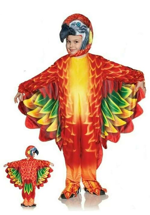 Toddler Photo Realistic Parrot Costume