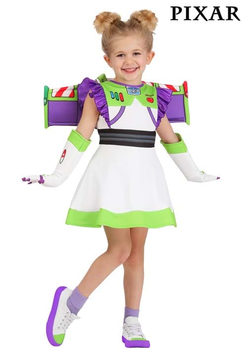 Girl's Pixar Toy Story Buzz Lightyear Toddler Costume Dress