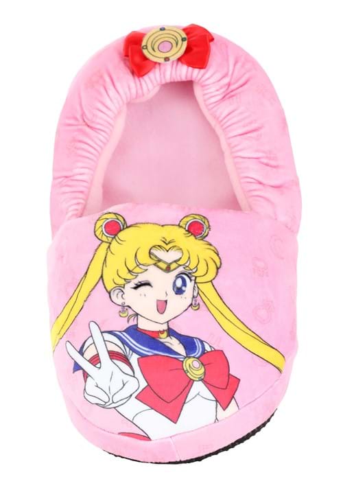Sailor Moon AOP Pink Slippers for Adults