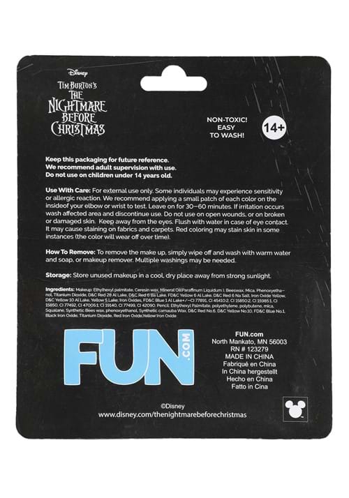 Disney Nightmare Before Christmas Sally Costume Makeup Kit