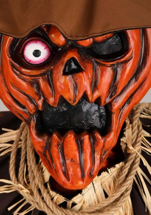 5FT Pumpkin Scarecrow Animated Decoration 6 5FT Pumpkin Scarecrow Animated Decoration