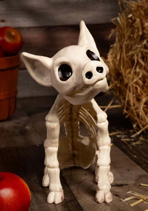 10-Inch Skeleton Seated Pig Decoration 3 10-Inch Skeleton Seated Pig Decoration