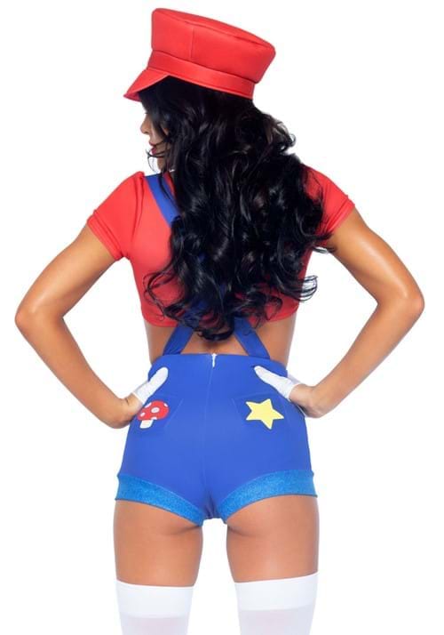 Sexy Piece Red Gamer Babe Women's Costume