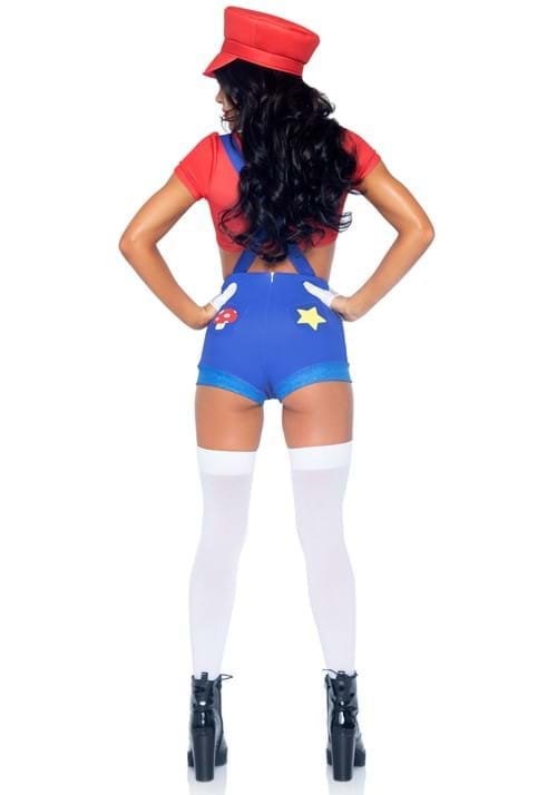 Sexy Piece Red Gamer Babe Women's Costume
