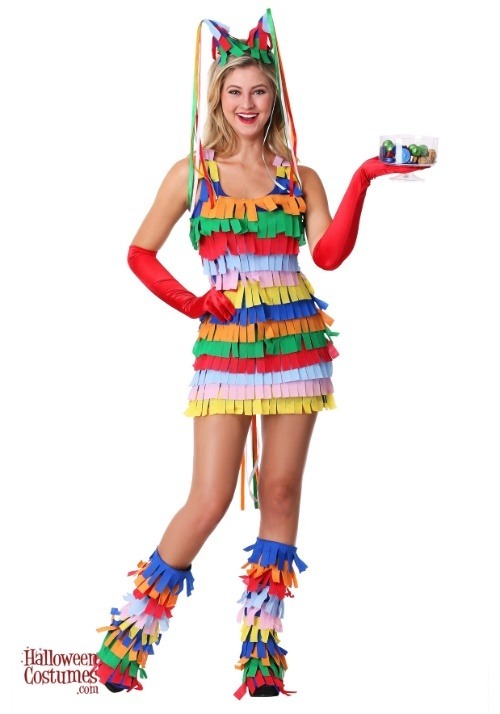 Plus Size Sexy Piñata Women's Costume 3 Plus Size Sexy Piñata Women's Costume