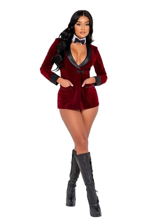 Women's Playboy Smoking Jacket Costume