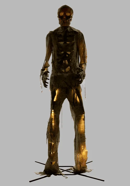 12FT Animatronic Short Circuit Mummy Decoration