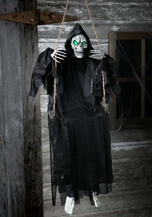 Sitting Reaper Light Up LED Decoration
