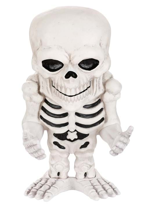 21-Inch Skeleton Treat Bowl Holder Decoration