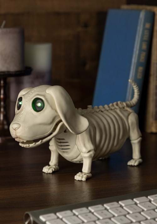 11-Inch Doggy Bones Skeleton Halloween Decoration