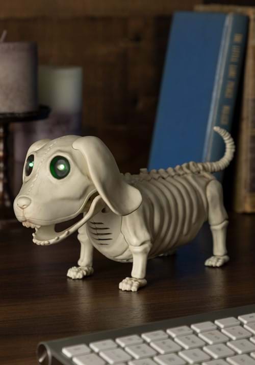 11-Inch Doggy Bones Skeleton Halloween Decoration