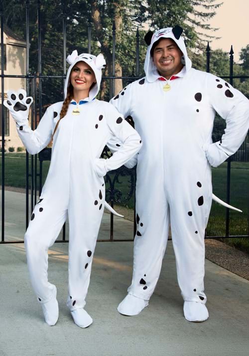 Plus Size 101 Dalmatians Pongo Adult Costume Onesie