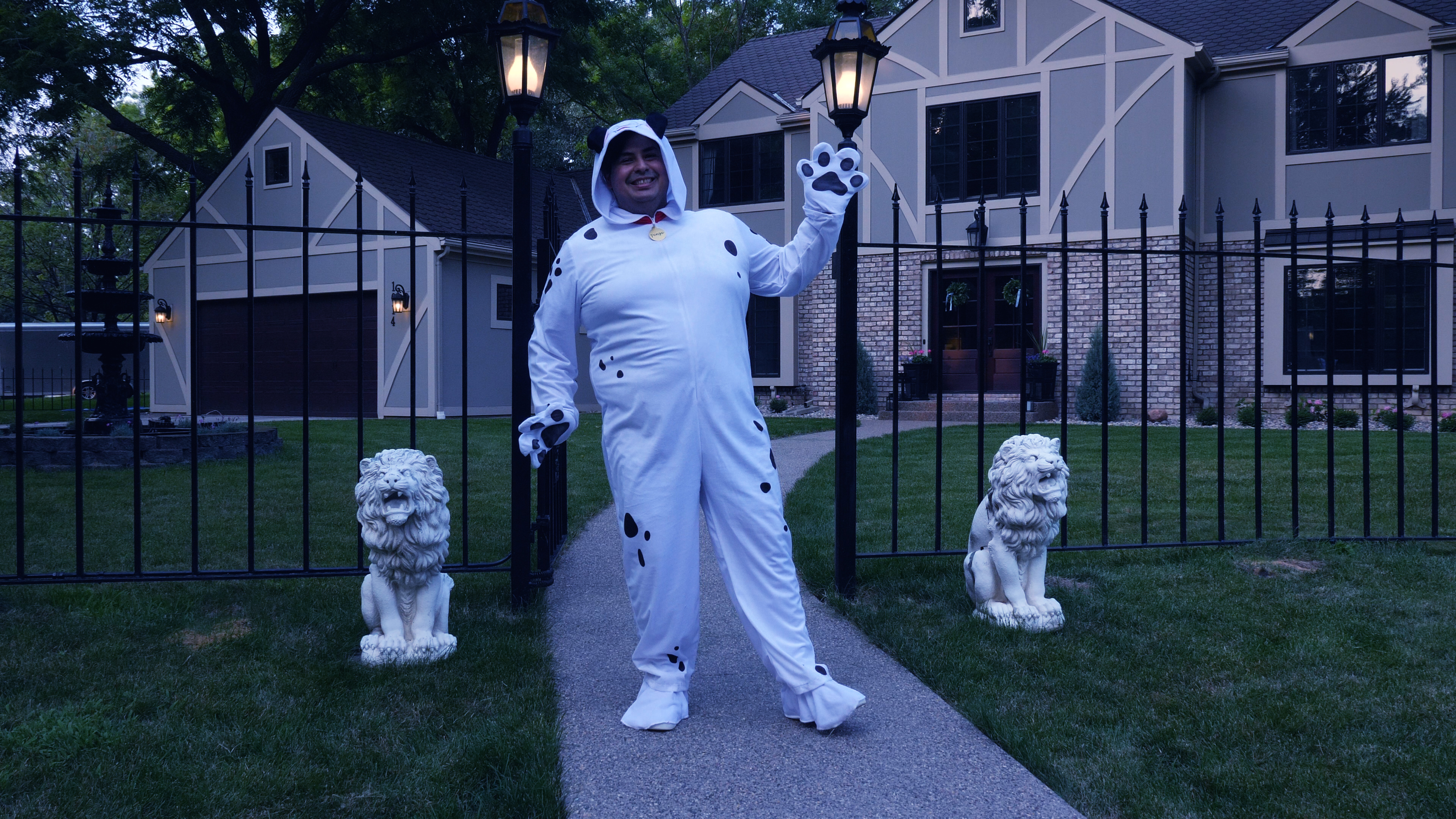 Plus Size 101 Dalmatians Pongo Adult Costume Onesie 3 Plus Size 101 Dalmatians Pongo Adult Costume Onesie