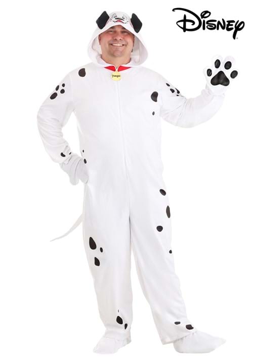 Plus Size 101 Dalmatians Pongo Adult Costume Onesie 4 Plus Size 101 Dalmatians Pongo Adult Costume Onesie