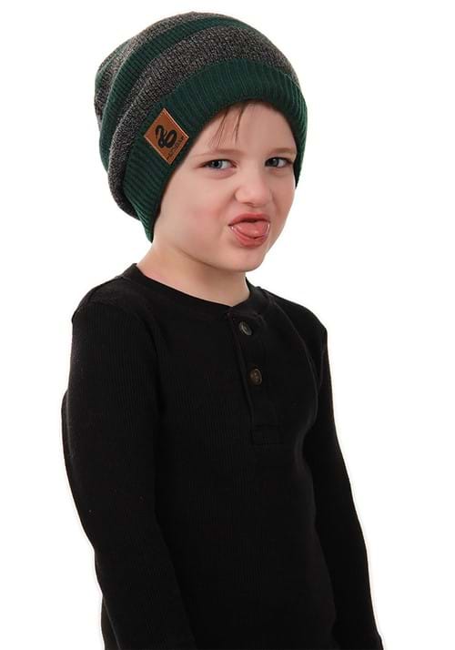 Slytherin Heathered Knit Beanie 3 Slytherin Heathered Knit Beanie