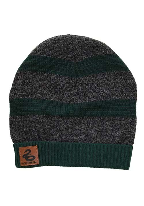 Slytherin Heathered Knit Beanie 4 Slytherin Heathered Knit Beanie