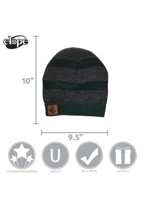Slytherin Heathered Knit Beanie 6 Slytherin Heathered Knit Beanie