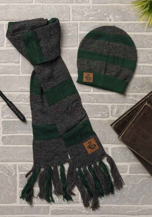 Slytherin Heathered Knit Beanie 8 Slytherin Heathered Knit Beanie