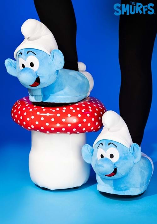 The Smurfs Adult Plush Slippers