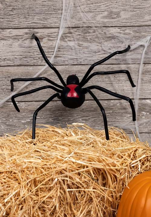 20-Inch Black Widow Spider Decoration