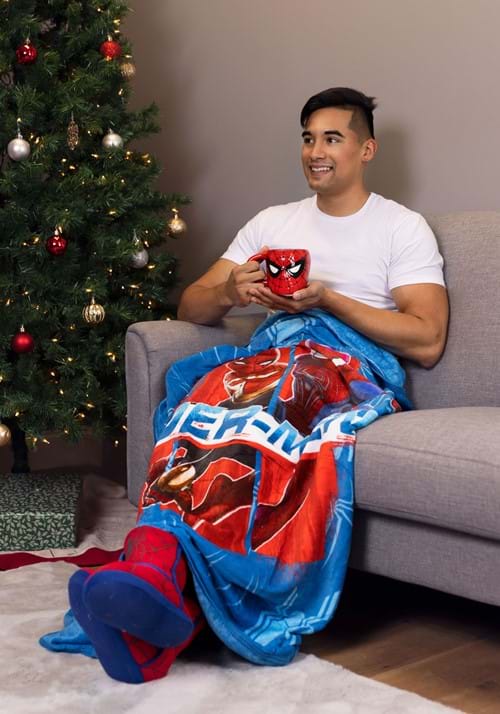 Adult Spider-Man Boot Slippers