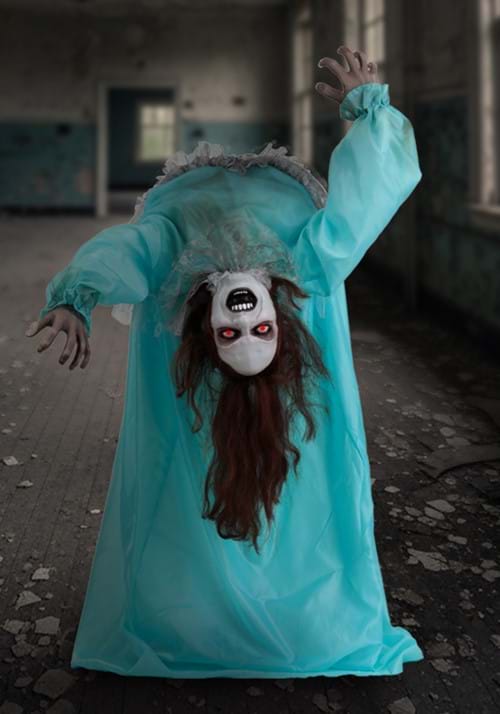 3.25FT Animated Spider Walk Sadie the Broken Lady Decoration - Scream Saver