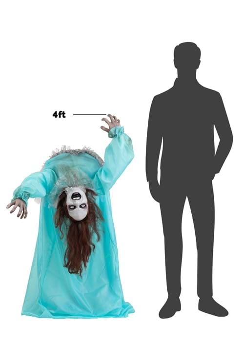 3.25FT Animated Spider Walk Sadie the Broken Lady Decoration - Scream Saver