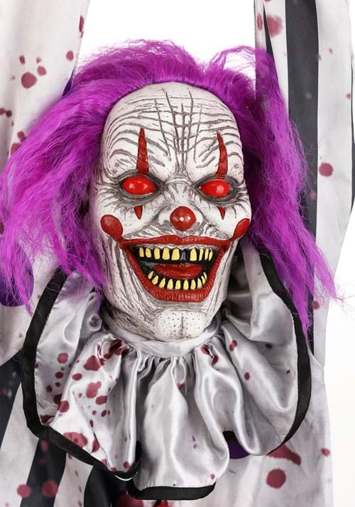 4.5FT Spine Shivering Shaking Animated Evil Clown Prop