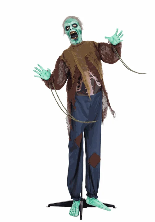 5.5FT Animatronic Spineless Stanley Zombie Decoration - Scream Saver 8 5.5FT Animatronic Spineless Stanley Zombie Decoration - Scream Saver