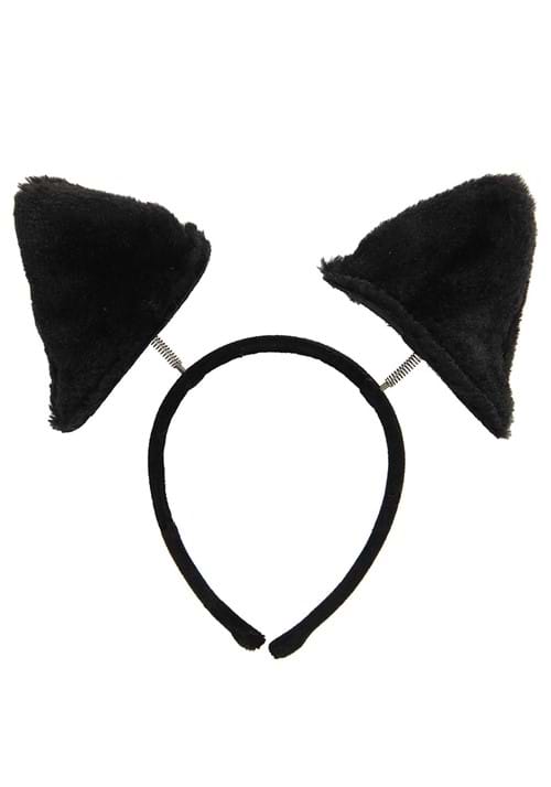 Springy Cat Ears Plush Costume Headband 4 Springy Cat Ears Plush Costume Headband