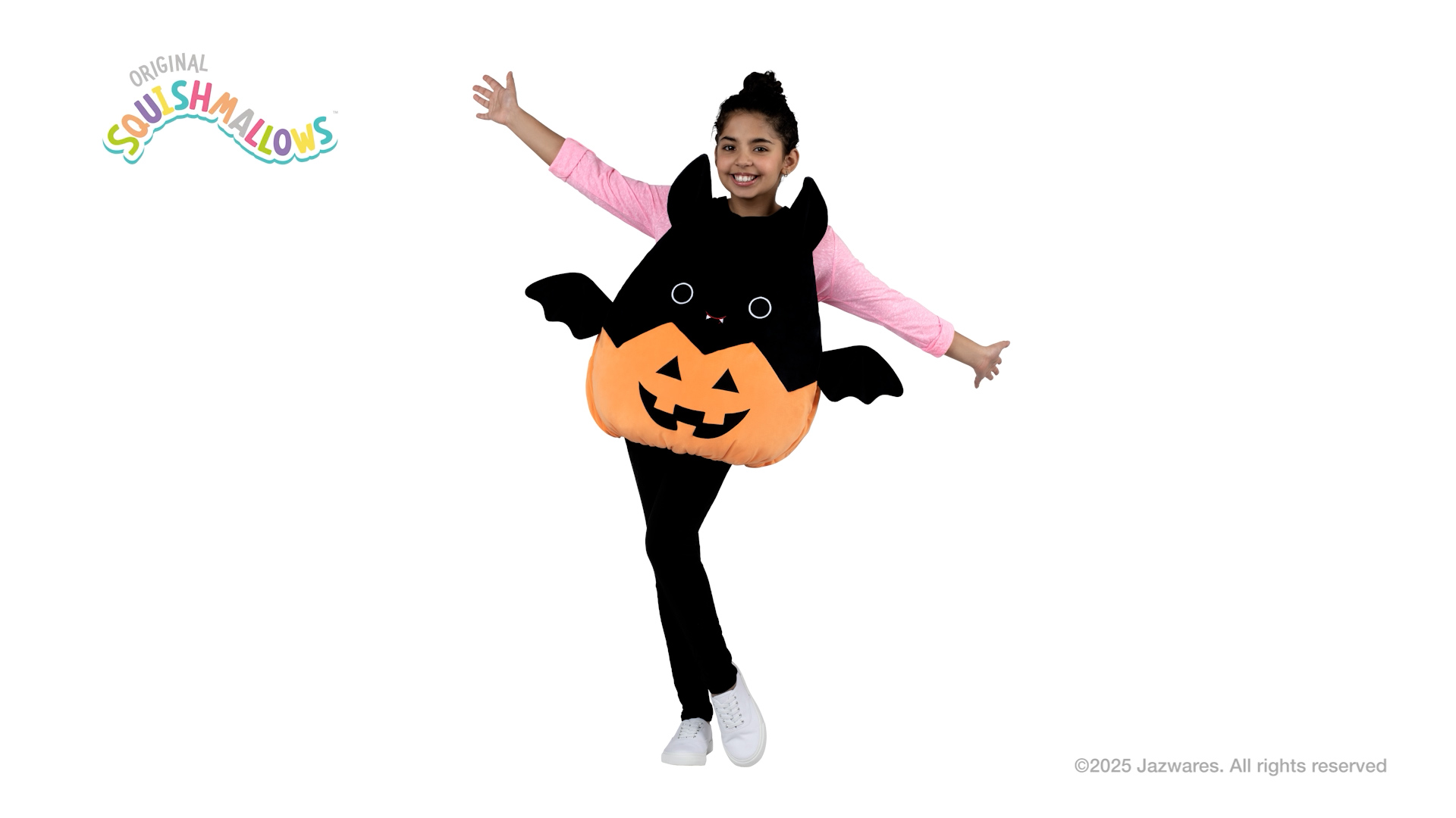 Child Squishmallow Emily the Bat Costume 3 Child Squishmallow Emily the Bat Costume