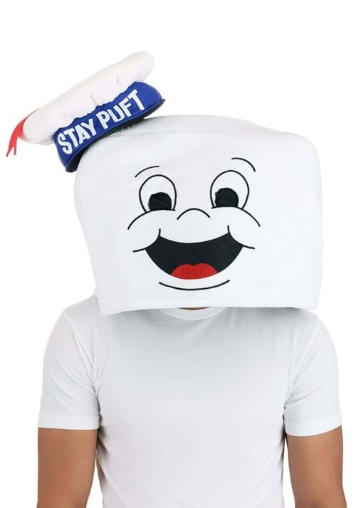 Adult Stay Puft Reversible Costume Hat Mask 4 Adult Stay Puft Reversible Costume Hat Mask