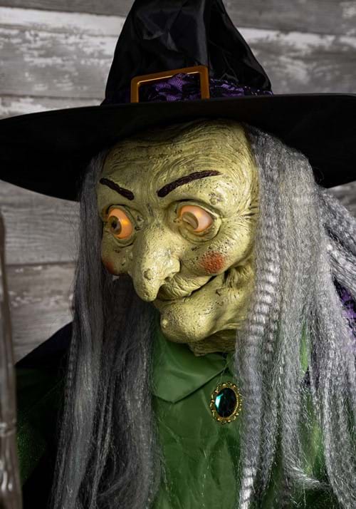 6.5FT Seasonal Visions International Animatronic Stirring Up Trouble Witch Decoration 11 6.5FT Seasonal Visions International Animatronic Stirring Up Trouble Witch Decoration