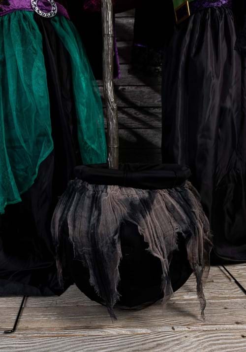 6.5FT Seasonal Visions International Animatronic Stirring Up Trouble Witch Decoration 15 6.5FT Seasonal Visions International Animatronic Stirring Up Trouble Witch Decoration