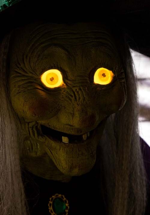 6.5FT Seasonal Visions International Animatronic Stirring Up Trouble Witch Decoration 17 6.5FT Seasonal Visions International Animatronic Stirring Up Trouble Witch Decoration
