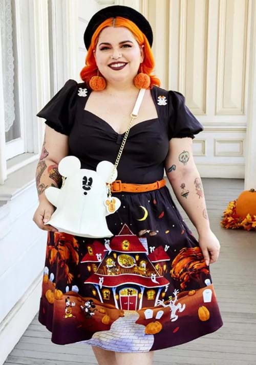 Disney Haunted House Stitch Shoppe by Loungefly Dress