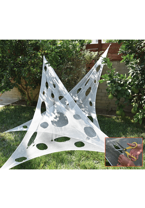 16.4FT White Stretch Web Material Decoration