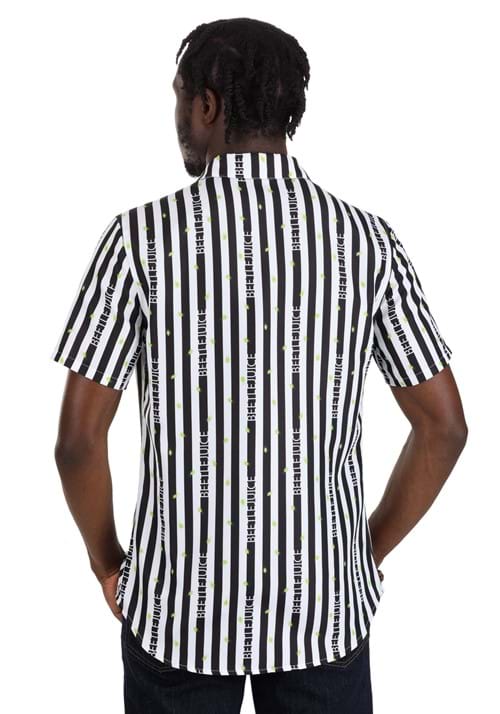 Striped Logo Beetlejuice Shirt for Adults 6 Striped Logo Beetlejuice Shirt for Adults
