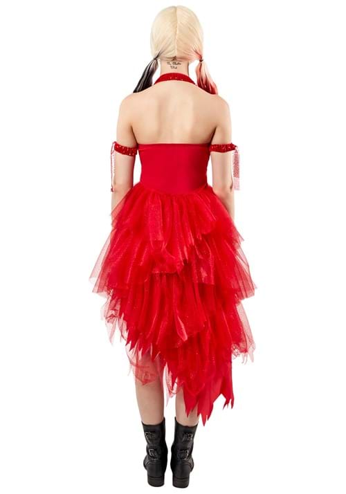 Women's Suicide Squad 2 Harley Quinn Red Dress Costume