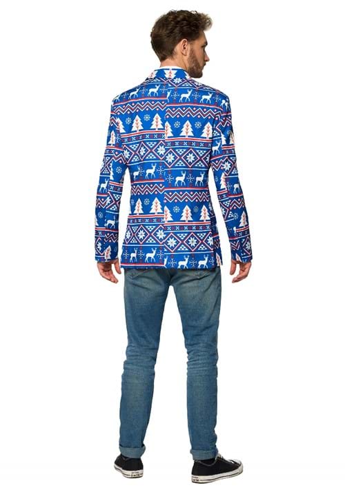 Suitmeister Christmas Blue Nordic Blazer