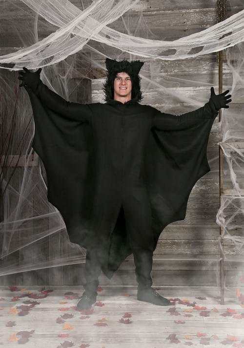 Plus Size Fleece Bat Costume for Adults 3 Plus Size Fleece Bat Costume for Adults