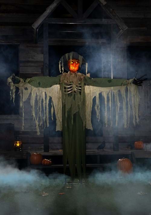 6.5FT Animated Swiping Scarecrow Decoration - Tekky