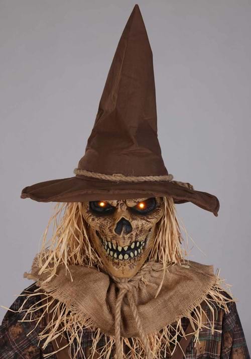 4.8FT Animatronic Swiping Scully the Seated Scarecrow Decoration -Tekky 4 4.8FT Animatronic Swiping Scully the Seated Scarecrow Decoration -Tekky