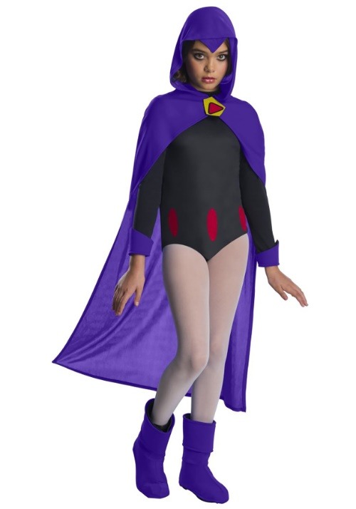 Teen Titans Raven Girl's Costume
