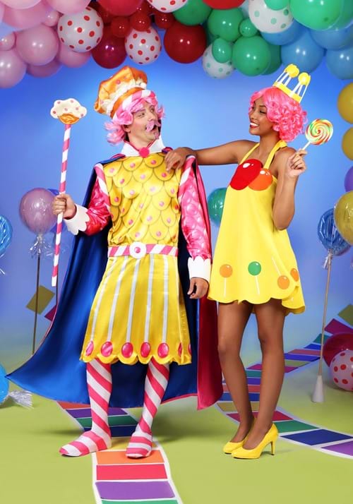 Plus Size Candyland King Kandy Costume for Men 3 Plus Size Candyland King Kandy Costume for Men