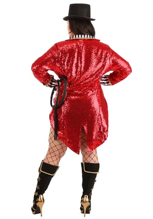 Plus Size Sexy Sequin Ringmaster Women's Costume