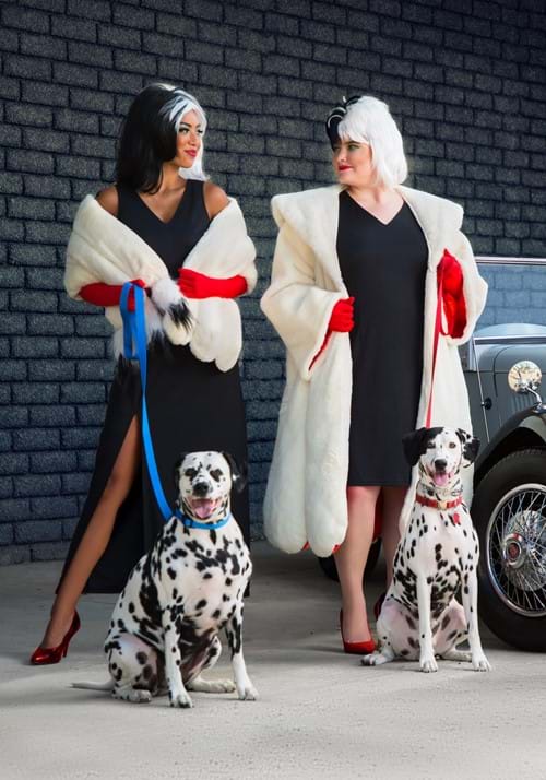 Plus Size Cruella De Vil Women's Deluxe Coat Costume