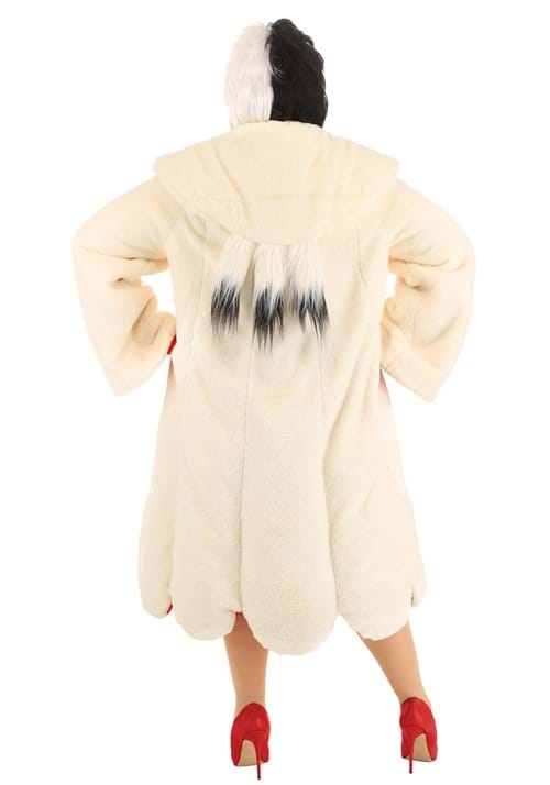 Plus Size Cruella De Vil Women's Deluxe Coat Costume
