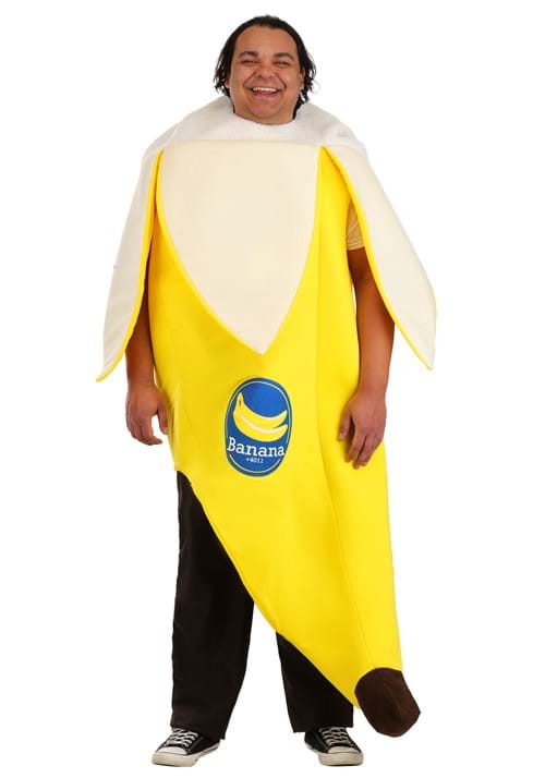 Plus Size Peeled Banana Adult Costume