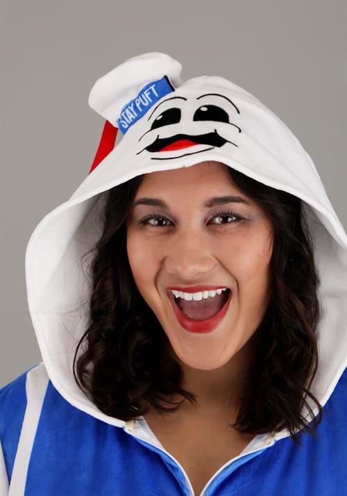 Plus Size Stay Puft Marshmallow Man Adult Costume Onesie